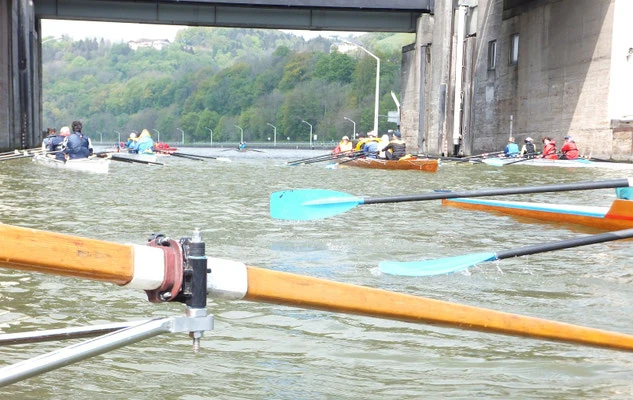 In der Schleuse Persenbeug bei Ypps