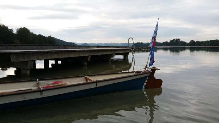 Seebad mit Steg am Mattsee