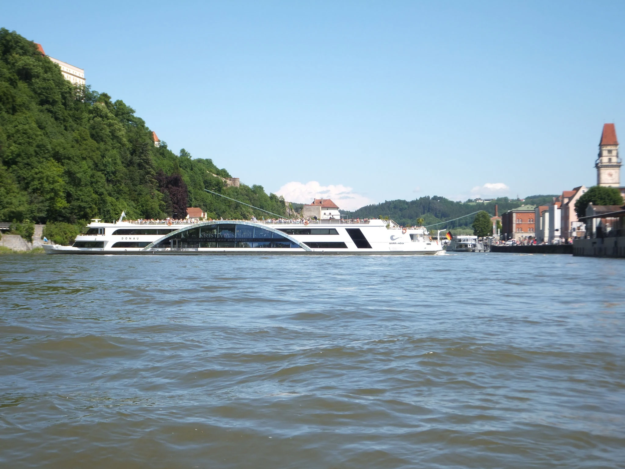 Kristallschiff beim wenden