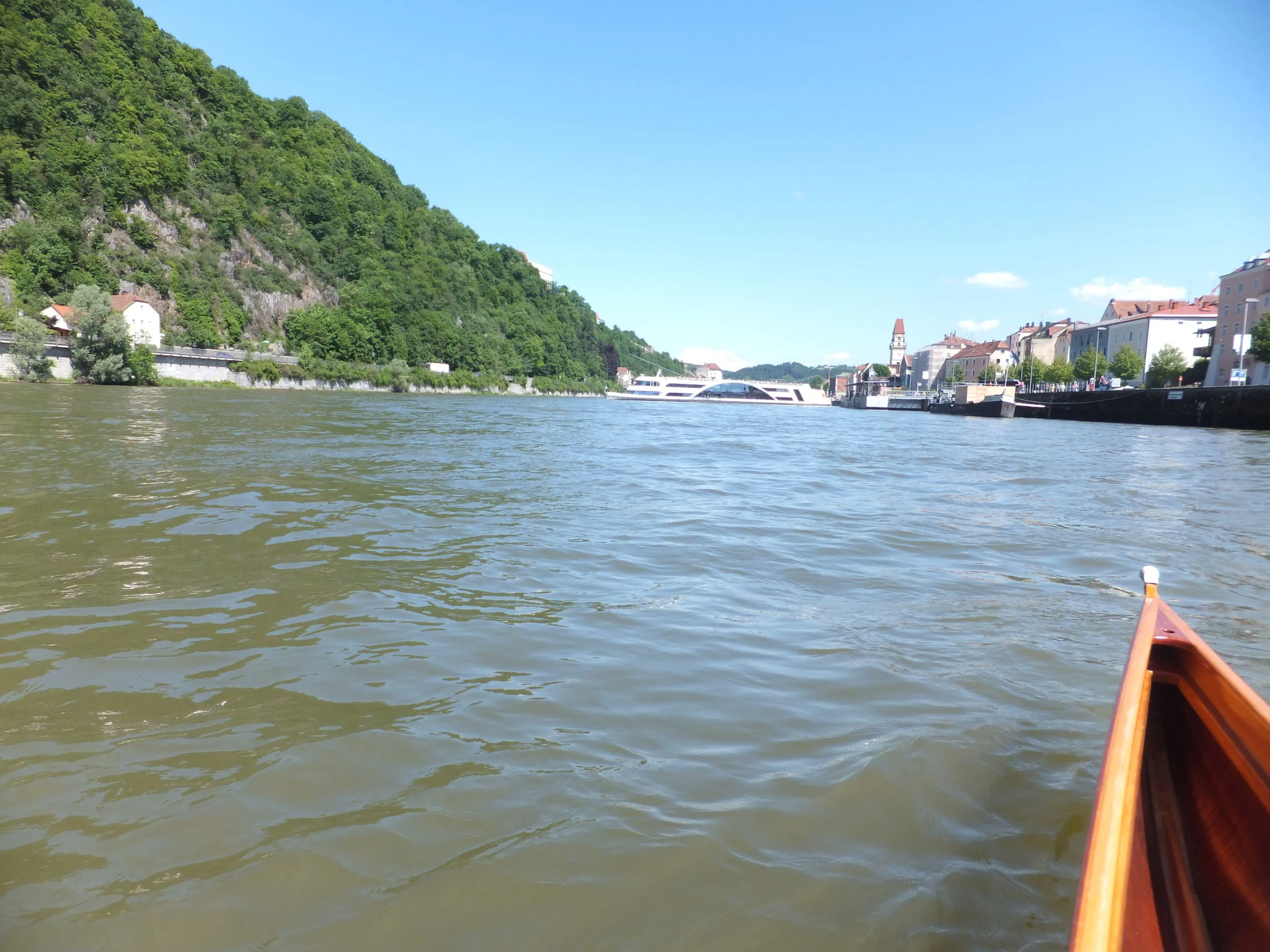 vor Stadtdurchfahrt
