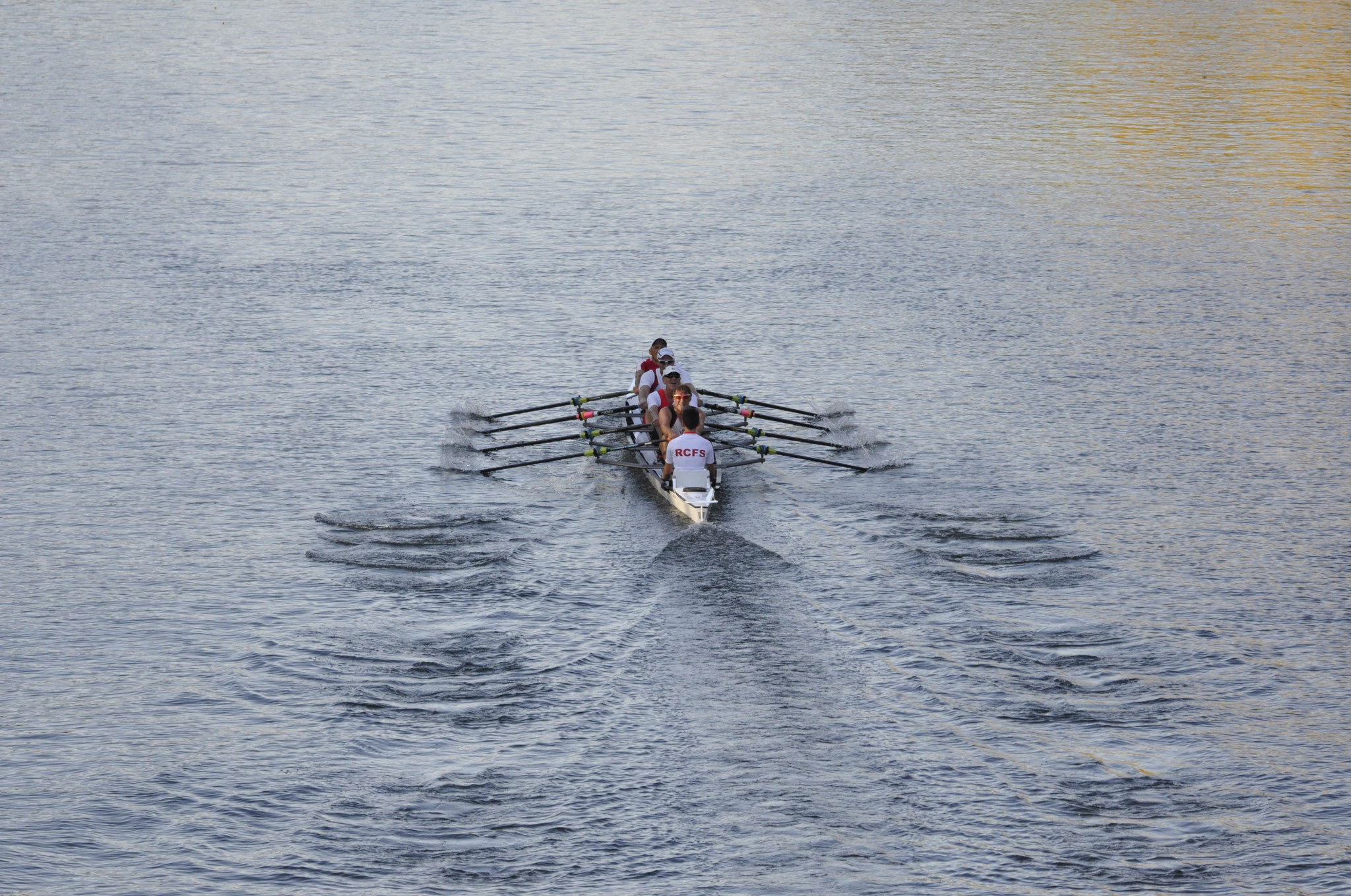 Sieger im Masters Doppelvierer mit Schlagmann F. Darscheid und F. Herpich/ Boot in Renngemeinschaft mit Schweinfurt und Laufen am Neckar