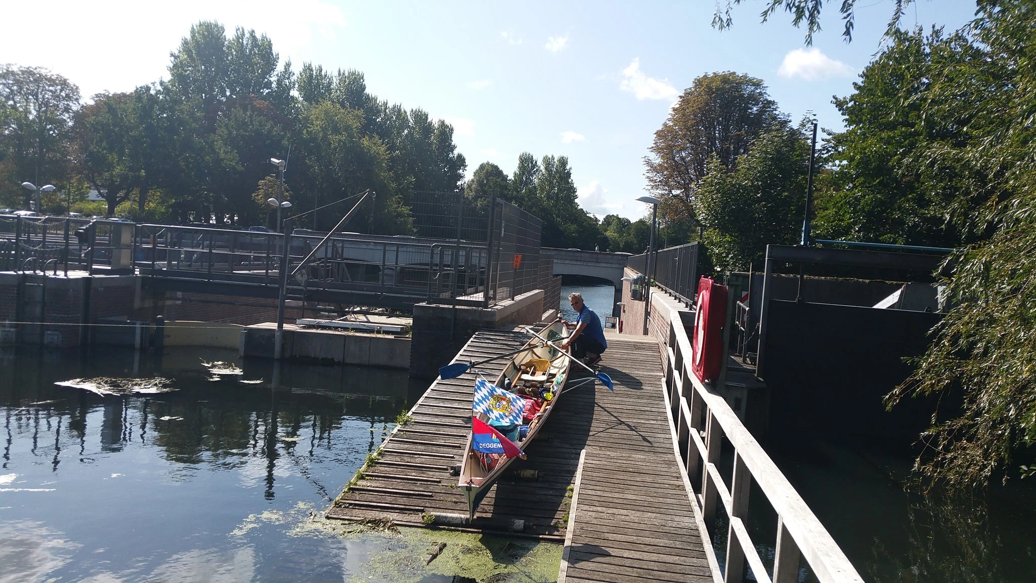 Ohlsdorfer Schleuse/ Oberwasser