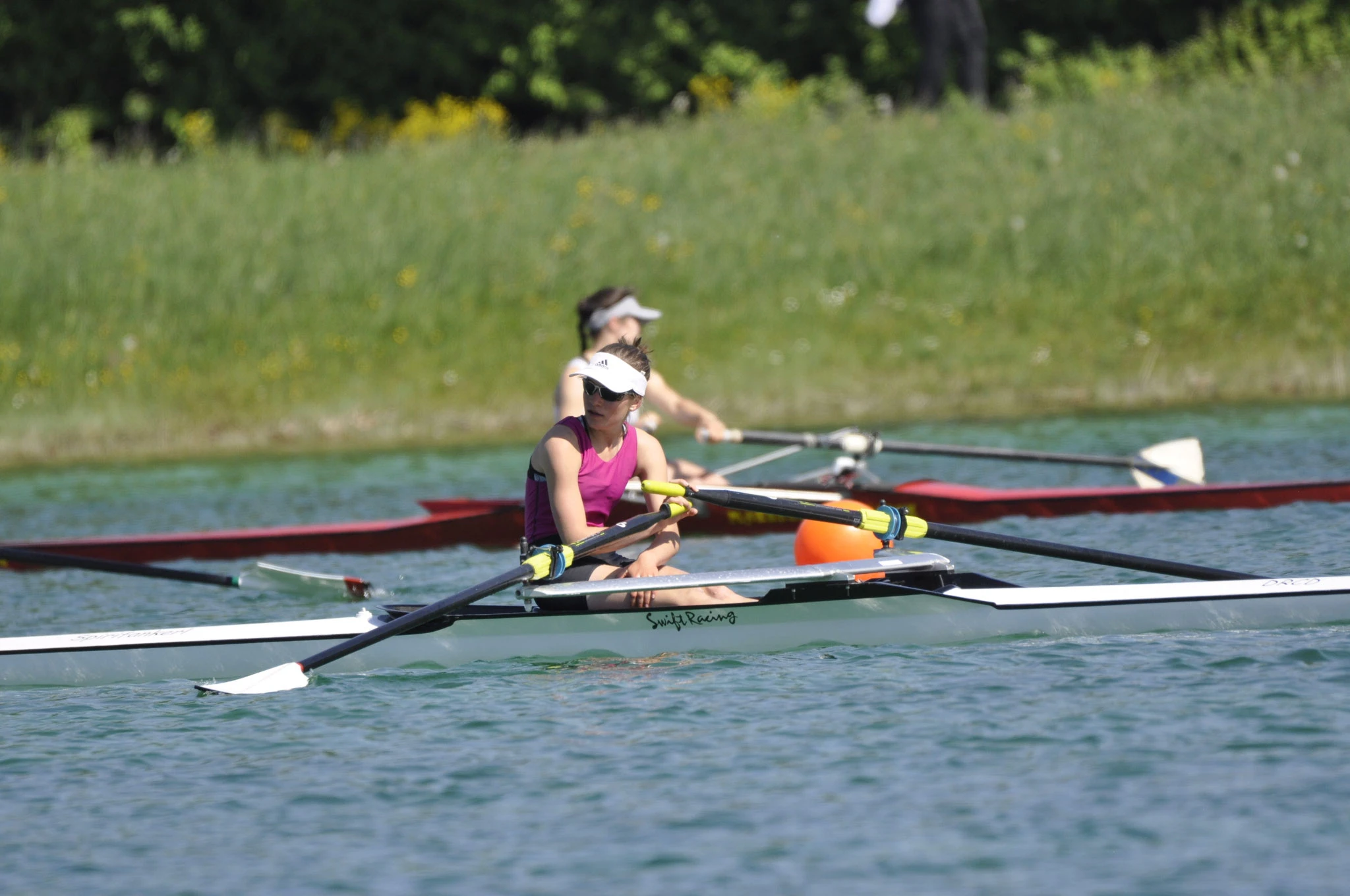 Laura Kerschl im Ziel