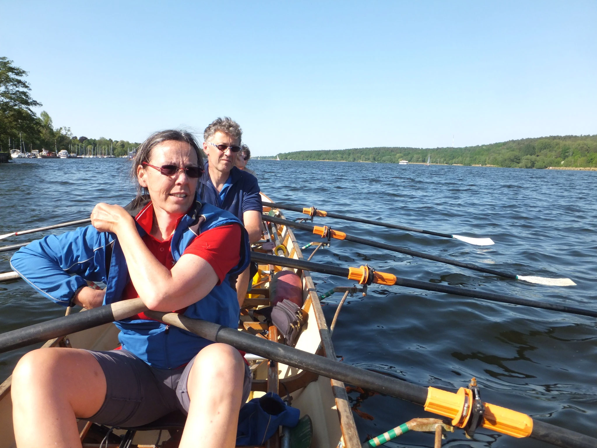 Ruderhalt auf dem Wannsee