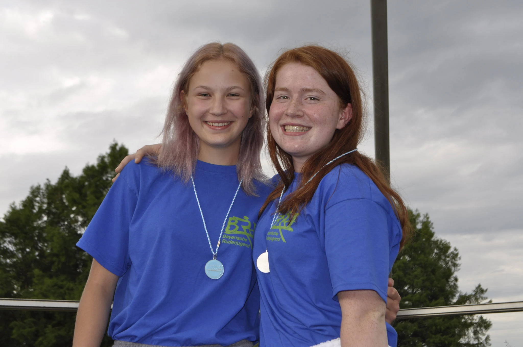 Vizemeister in der Abteilung und Platz 6 im Finale für Lena Pletl (l) und Leonie Schiller