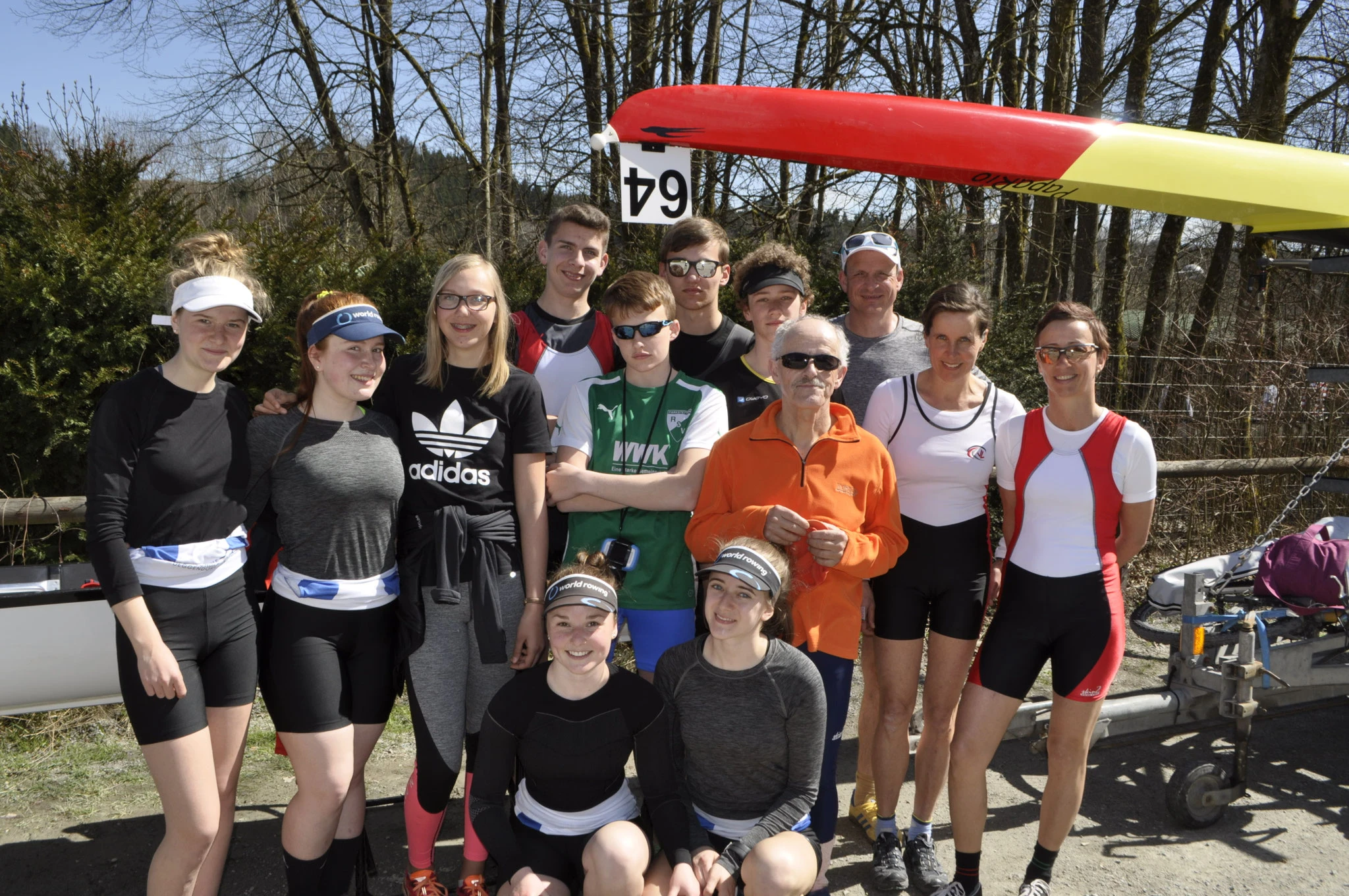 Mannschaft beim Inn River Race, 2te vr Vorsitzende Brigitte Bezold