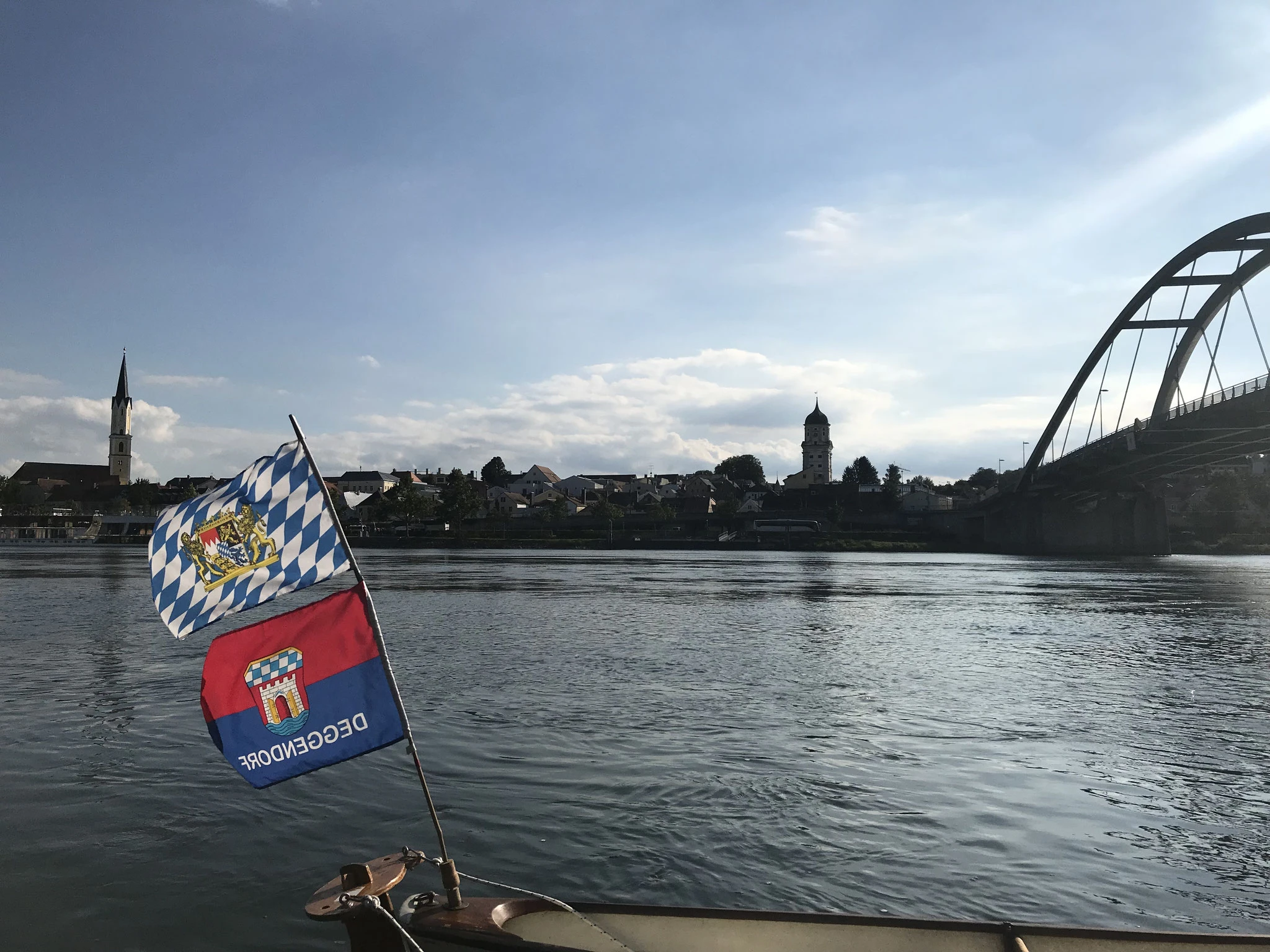 am Steg vom RC Vilshofen