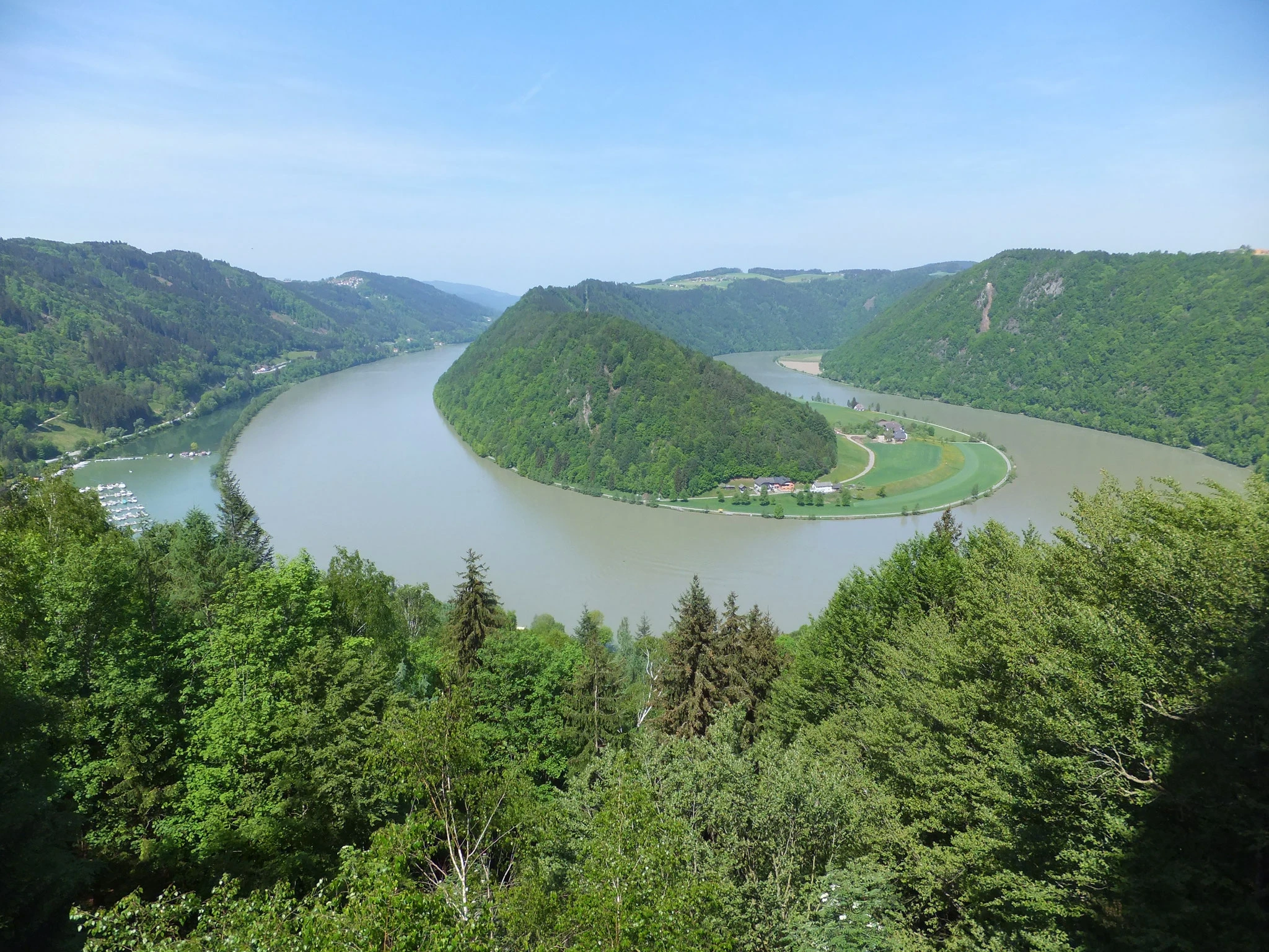 Bei der Heimfahrt abstecher zur Schlögener Schlinge
