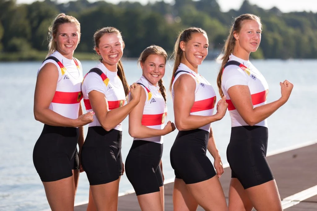 4er+ Mannschaft (Sonja 2. v.re.)